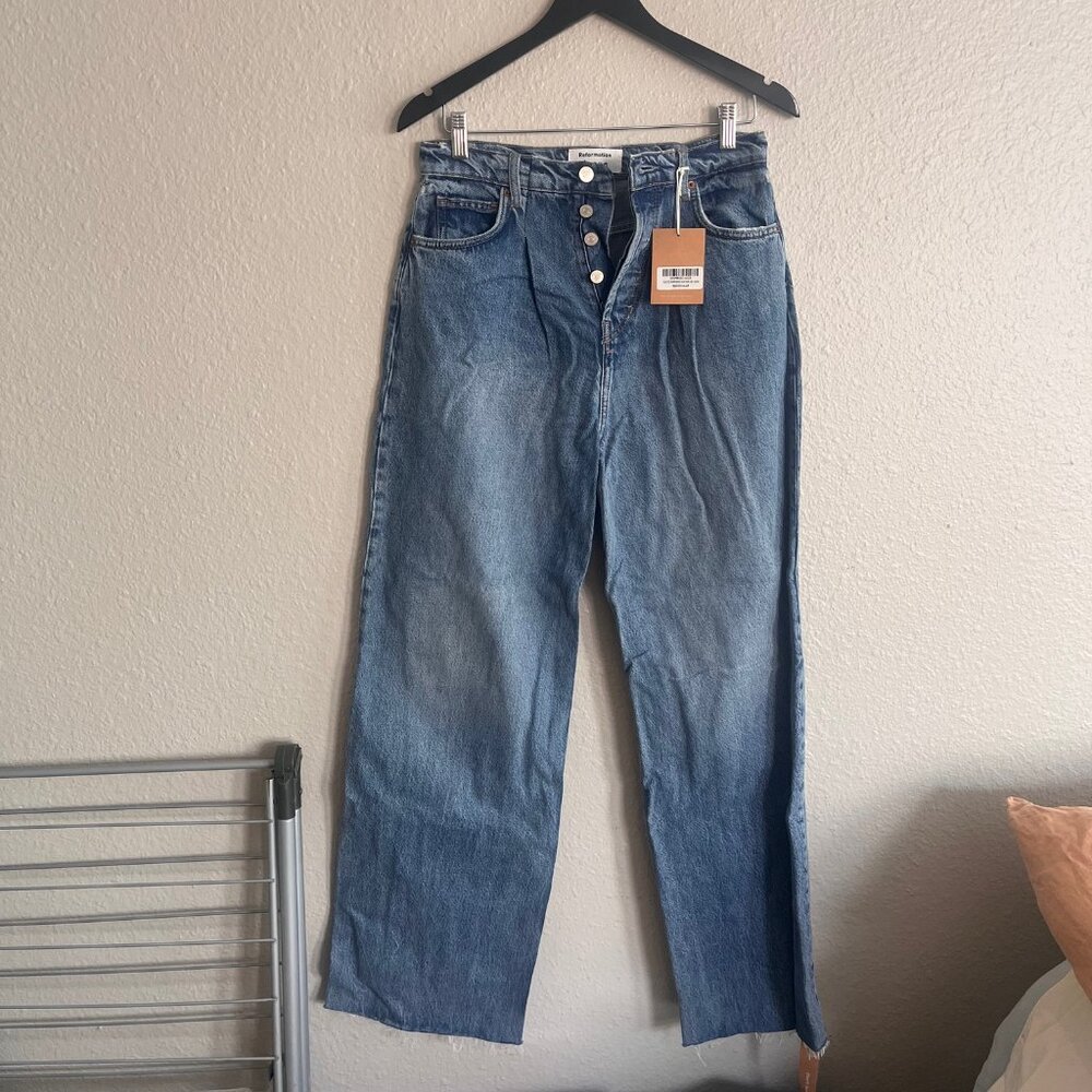 Reformation High Rise Wide Leg Jeans NWT